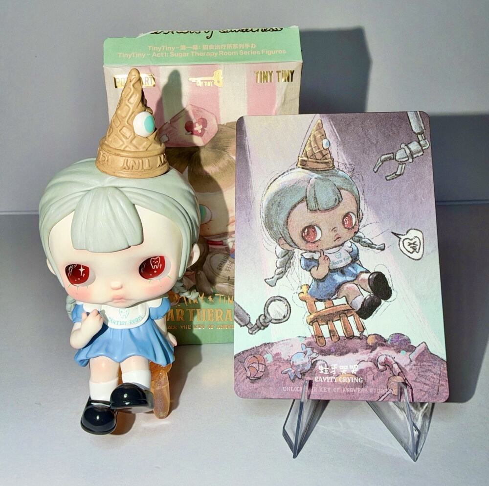 POPMART Tiny Tiny Act I Sugar Therapy Room Series - Confirmed Cavity Crying